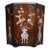 Huali Rosewood Hexagonal Brush Pot Inlaid With Mother-of-Pearl For Sale