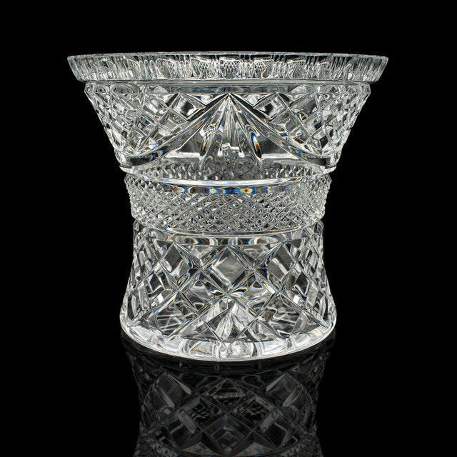 1950's Vintage Crystal Ice Bucket For Sale - Image 4 of 10