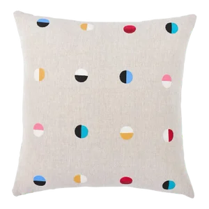 Schumacher X Caroline Z Hurley Joshua Tree 22" Pillow in Natural Moons