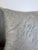 Textile Fortuny Cotton Damask Throw Pillows, Venetian Floral Motif, Aqua & Silver Pair For Sale - Image 7 of 10