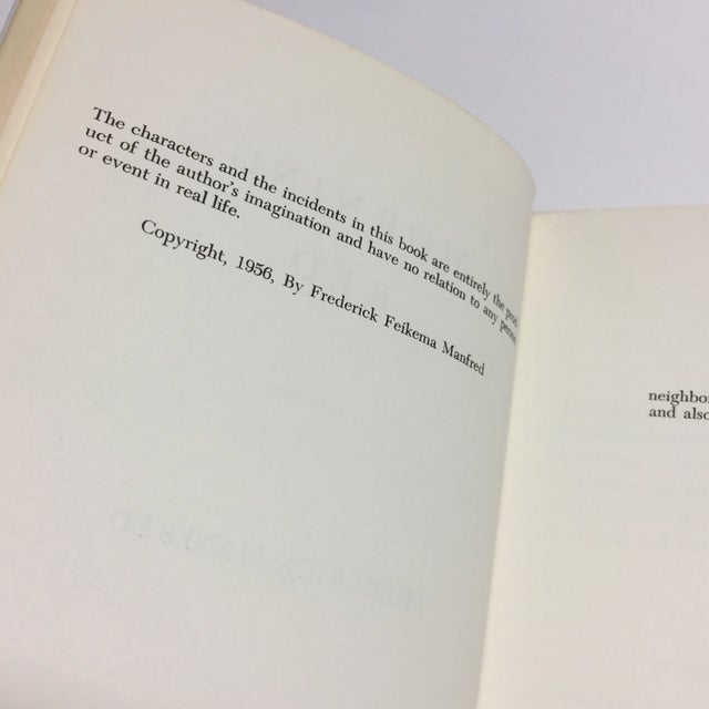 Red 1956 Vintage First Edition "Morning Red" Frederick Manfred Book For Sale - Image 8 of 9