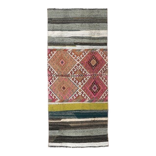 Vintage Decorative Small Kilim Rug - 2`7″ X 5`11″ For Sale