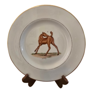 1950s Rare Pickard China Plate by Crest Studios