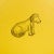Not Yet Made - Made To Order SAMPLE - Schumacher x The New Yorker Good Dogs Everywhere Peel & Stick Wallpaper In Taxi-Cab Yellow For Sale - Image 5 of 7