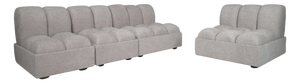 Vintage Italian Modular Sofa or Lounge Chairs, 1970s, Set of 4