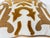 Custom Baroque Moorish Silk Velvet Appliqué Throw Pillow, India, 1980 For Sale - Image 10 of 12