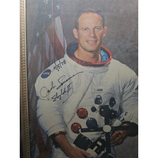 8x10 Autographed Photo of Former Nasa Astronaut Jack R. Lousma, W/Provenance (as defined, the picture is a stock photo but...