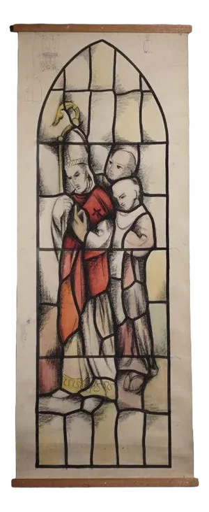 Vidimus Design of Church Window by Jos Van Dormolen