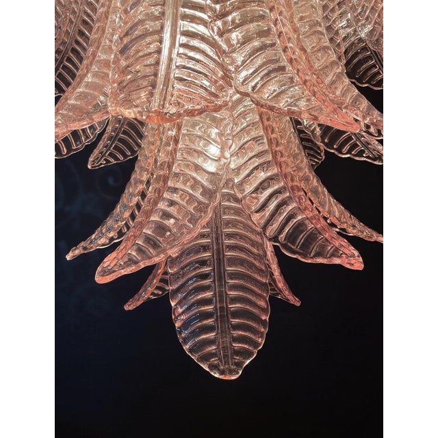 Murano Leaves Chandelier, 1980s For Sale - Image 10 of 15