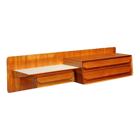 Vintage Wall Cabinet with Drawers, 1960s For Sale