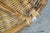 Vintage Bohemian Organic Modern Coastal Braided Wicker Barrel Patio Arm Chair For Sale - Image 17 of 18