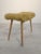 Textile Mid-Century Modern Pouffe in Yellow, 1960s For Sale - Image 7 of 12