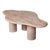 Trio Travertine Coffee Table 51.2" For Sale