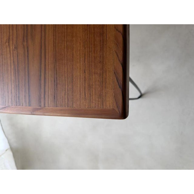 Danish Teak Dining Table with Hairpin Legs, 1960s For Sale - Image 6 of 10