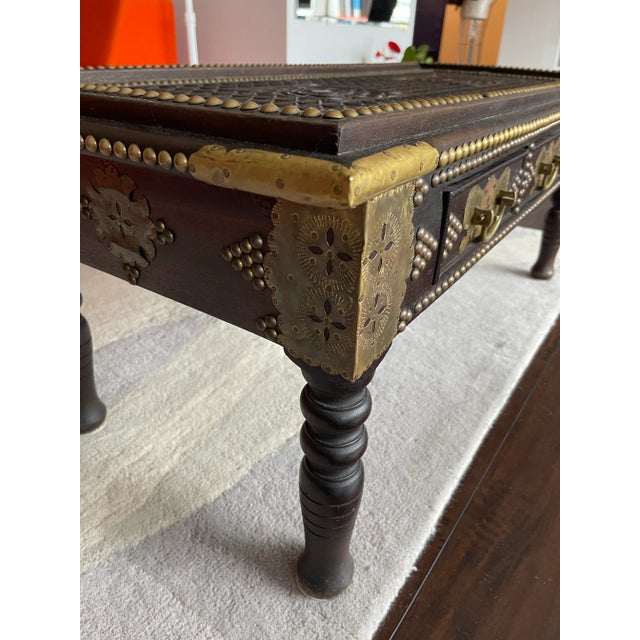 African Late 19th Century A Carved Coffee Table From Eastern Africa For Sale - Image 3 of 9