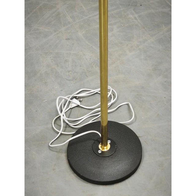 Space Age Brass and Opaline Glass Floor Lamp from Lidokov, 1960s For Sale - Image 3 of 12
