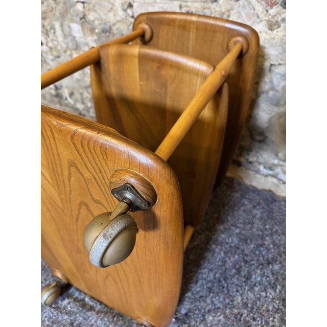 Mid-Century Modern Vintage Blonde Drinks Trolley from Ercol, 1960s For Sale - Image 3 of 18