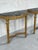 Giltwood Demilune Marble Console Tables, Set of 2 For Sale - Image 6 of 7