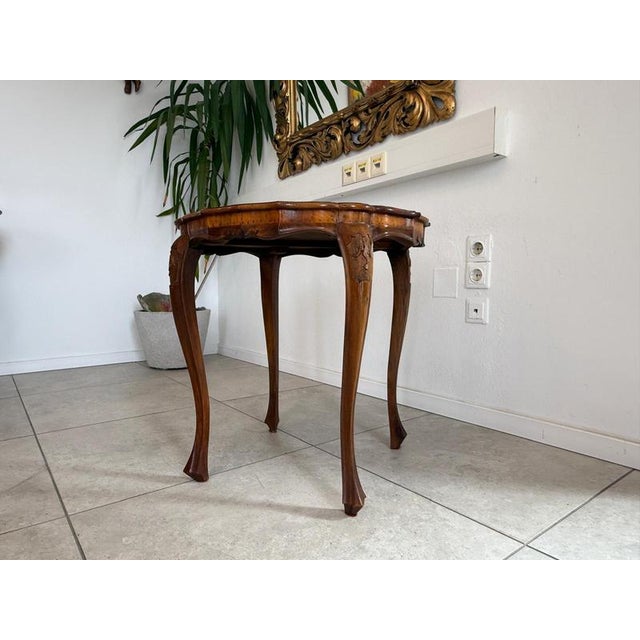 Baroque-Style Side Table or Plant Stand For Sale - Image 3 of 7