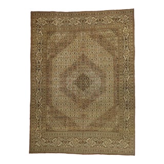 Late 19th Century Persian Tabriz Rug, 12'11 X 17'09 For Sale