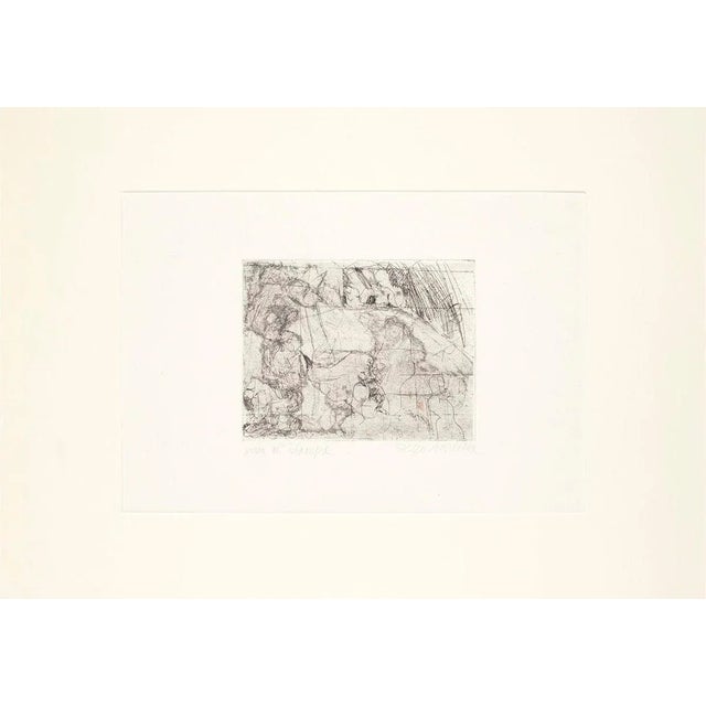 Homage to Klee is an original etching realized by Sergio Barletta, in 1960. The state of preservation is very good. Hand-...