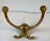 Metal Vintage Brass Coat Hook For Sale - Image 7 of 7