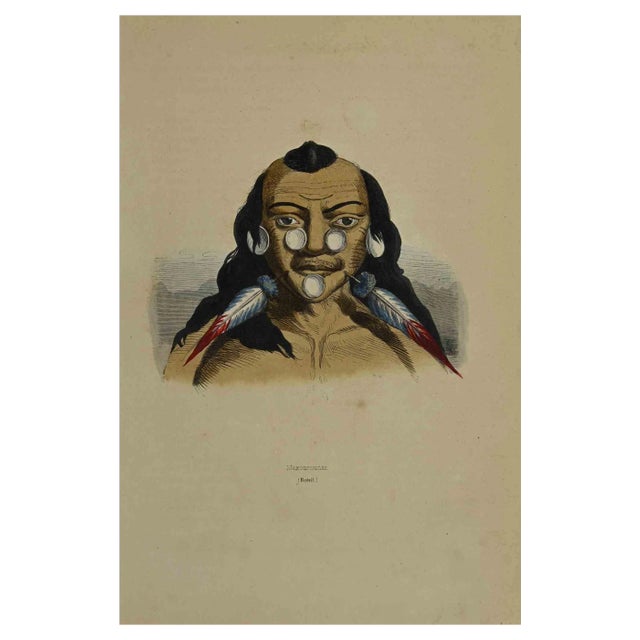 Auguste Wahlen, Maxourounas, Lithograph, 1844 For Sale