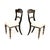 Antique Victorian Lacquered Chinoiserie Side Chairs, 1870, Set of 2 For Sale - Image 3 of 11