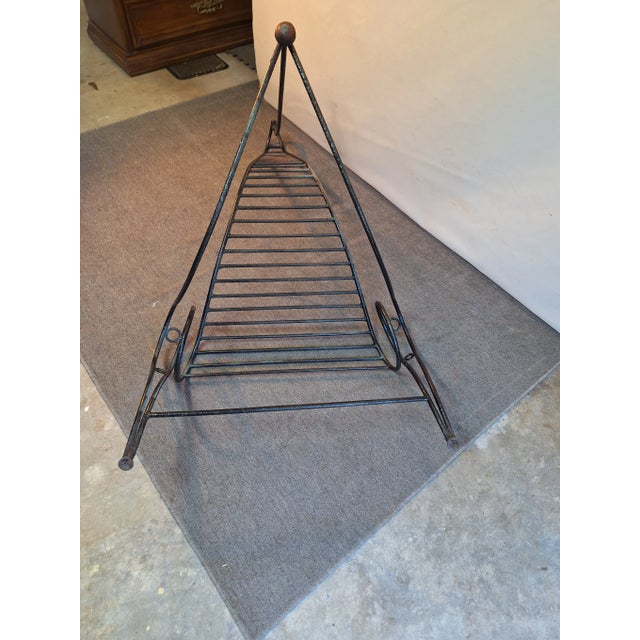 1980s 1980s Spine Chair in the Style of Andre Dubreuil For Sale - Image 5 of 5