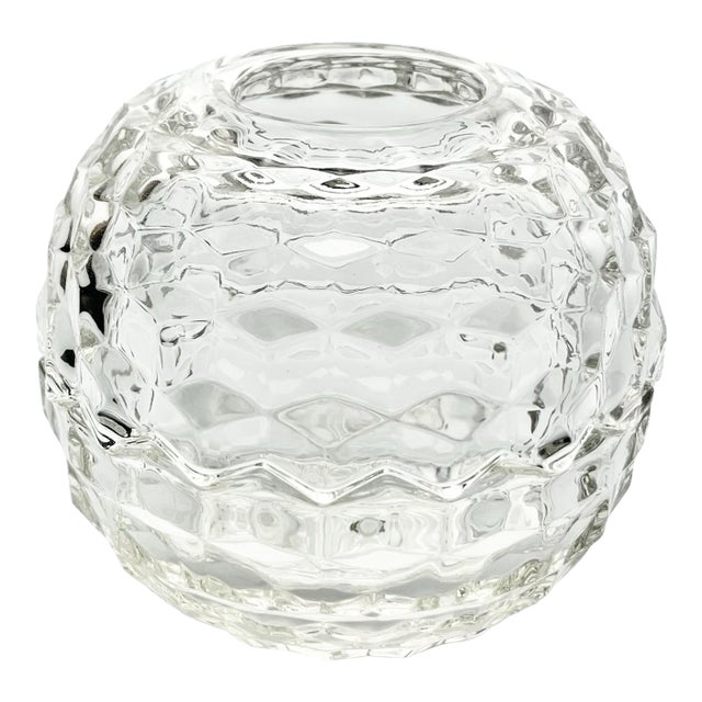 Fostoria “American” Two-Piece Hurricane Candle Fairy Lamp For Sale