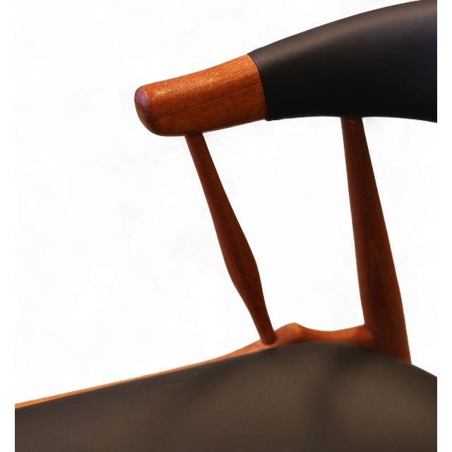 BA113 Armchair in Teak and Leather by Johannes Andersen for Bröderna Andersson, 1960s For Sale - Image 16 of 18