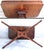 Late 1930s Vintage Lexington Chair Company Mahogany Veneer Lyre Flip-Top Game Table For Sale - Image 18 of 18
