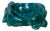 Chinese Carved Malachite Scholar’s Brush Washer in the Form of a Lotus Leaf For Sale
