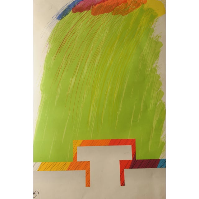 1970s Richard Smith, Colors on Podium Munich Olympics, Lithograph, 1972 For Sale - Image 5 of 10