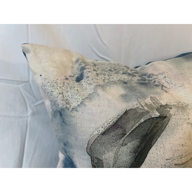 2020s 16" Square Pillow Embellished With a Smug Pug Dog Portrait - Made in the U K For Sale - Image 5 of 10