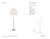 Suzanne Kasler by Visual Comfort Signature Wyatt 29" Buffet Lamp in Polished Nickel with Linen Shade Designer: Suzanne...
