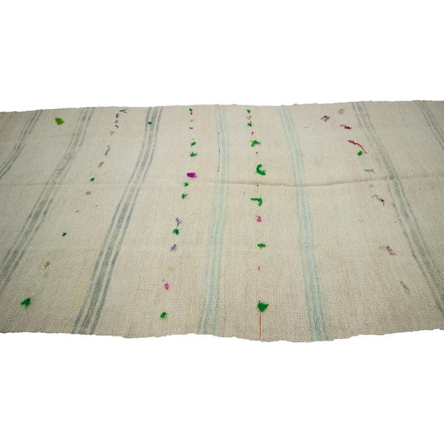 Hemp Vintage Kilim Rug- 5′11″ × 13′1″ For Sale - Image 4 of 7