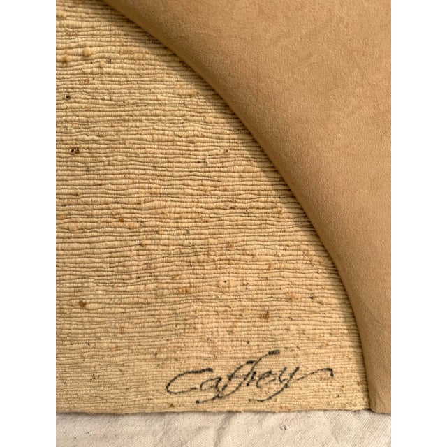 1970s 1970s Original Susan Caffrey Signed Soft Sculpture Textile Wall Panel For Sale - Image 5 of 12