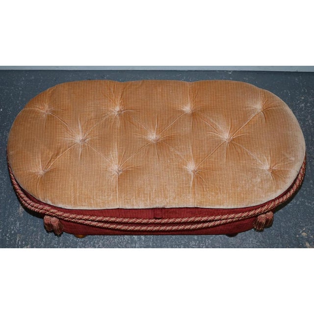 Antique Victorian Fabric Ottoman For Sale - Image 13 of 18
