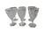 Fostoria Glass Company Mid 20th Century Fostoria Water Goblets - 6 pcs For Sale - Image 4 of 13