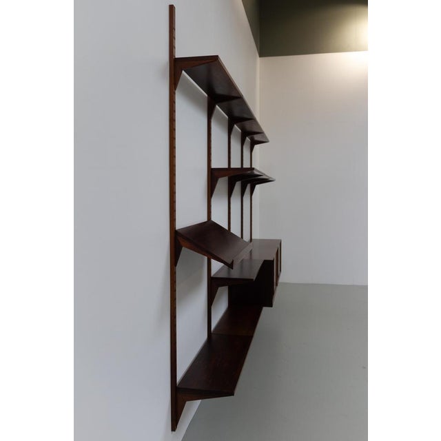 Vintage Danish Pau Ferro Modular Wall Unit by Poul Cadovius for Cado, 1960s For Sale - Image 9 of 18