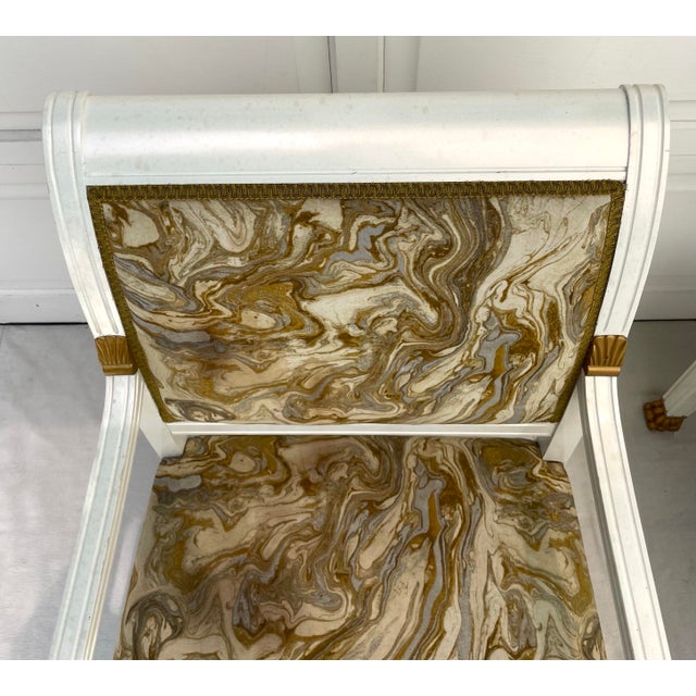 Set of 4 Traditional Empire Lion Head Armchairs For Sale In Los Angeles - Image 6 of 12