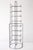 1970s Vintage Postmodern Stainless Steel 16-Bottle Wine Rack Tower For Sale - Image 5 of 12