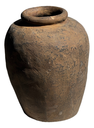Borneo Vase in Beige Terracotta, 1980s