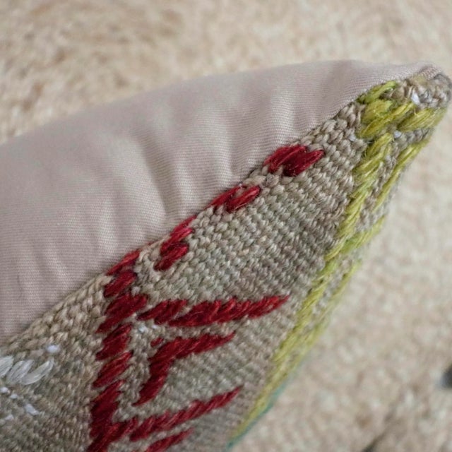 Turkish 1960s Turkish Kilim Pillow Cover For Sale - Image 3 of 4