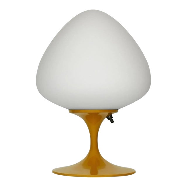 Stemlite Table Lamp by Designline in Butterscotch Yellow-Mid Century Retro Style For Sale