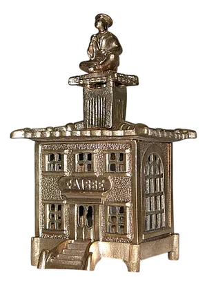 Bronze Pagoda Piggy Bank
