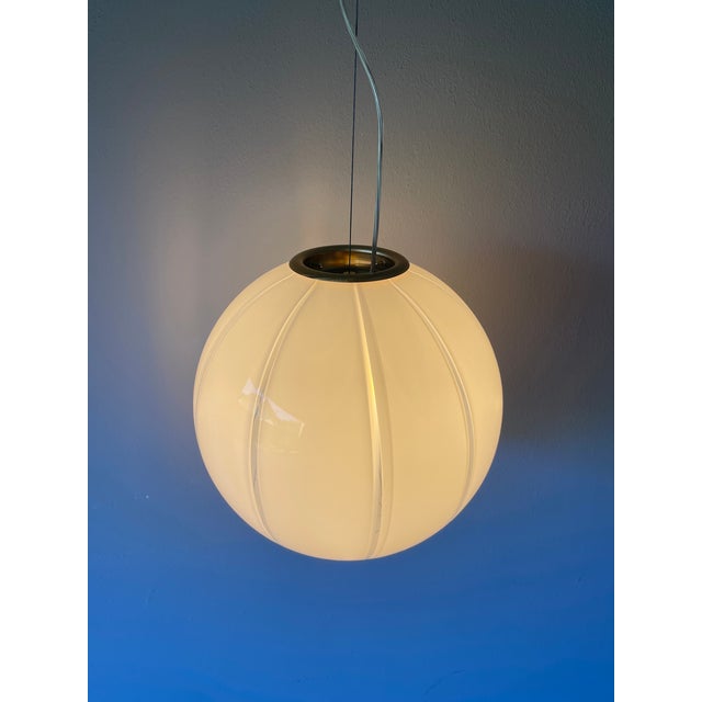 Vintage Hand-Crafted Murano Glass Chandelier, 1980s For Sale - Image 13 of 16