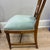 George Hepplewhite Mid 20th Century Classic Hepplewhite Style Shield Back Side Dining Chairs With Green Velvet and Trim Upholstery, Set of 4 For Sale - Image 4 of 11