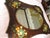 Vintage French Country Ornate Hand Painted Wood With Flower Design Mirror For Sale - Image 14 of 15